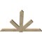 Ekena Millwork Kennewick Rough Sawn Timber Gable Bracket, Douglas Fir, 72"W x 48"H x 2"D x 6"F, 16/12 Pitch GBW072X48X0206KEN00RDF - alternate 5